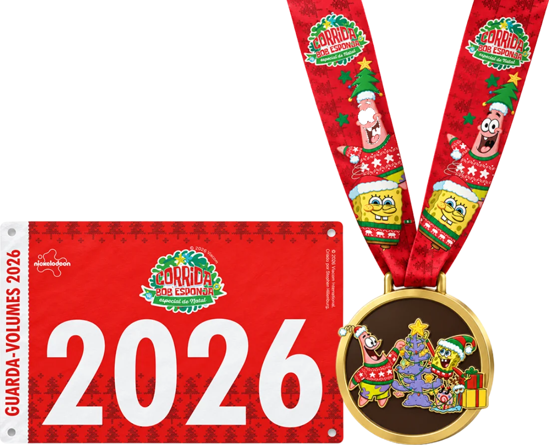 Kit Basic: número de peito e medalha